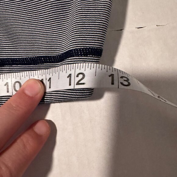 Southern Marsh Navy Blue Striped Criss Cross Back Strap Swim Bra‎ Womens Medium - Picture 6 of 6